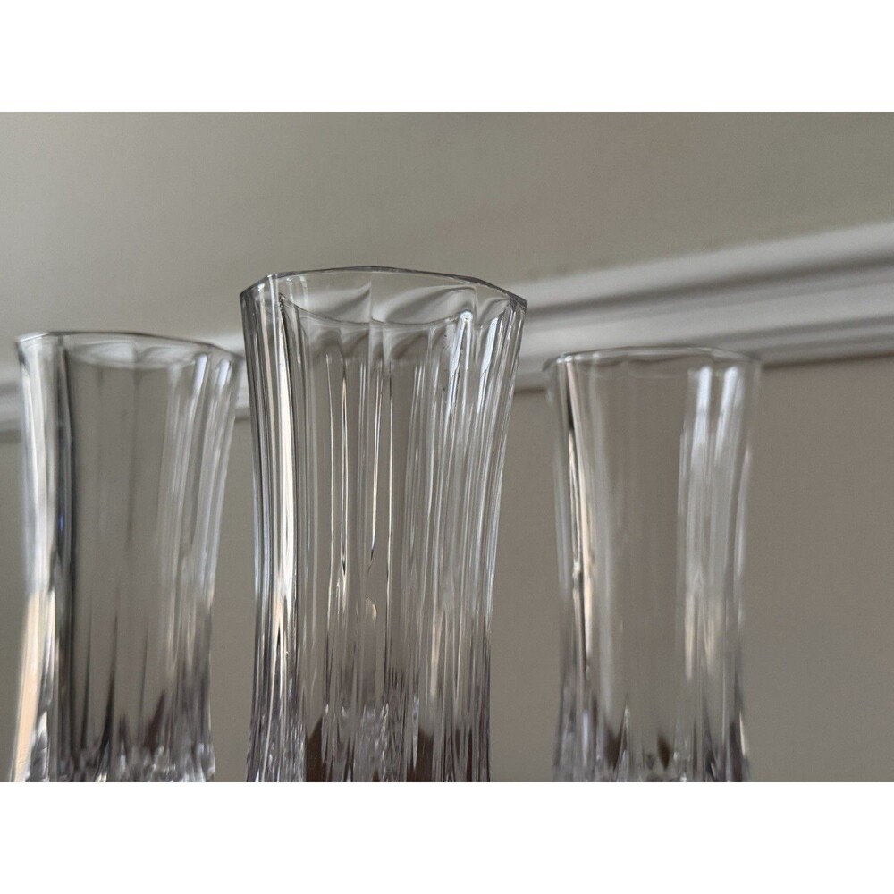 Cristal D'Arques Valencay Champagne Flutes Set (4) Made In France - Picture 6 of 13